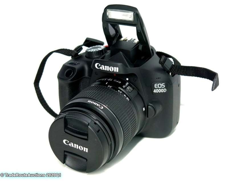 Canon 4000D DSLR Camera and EF-S 18-55 mm f/3.5-5.6 III Lens Kit