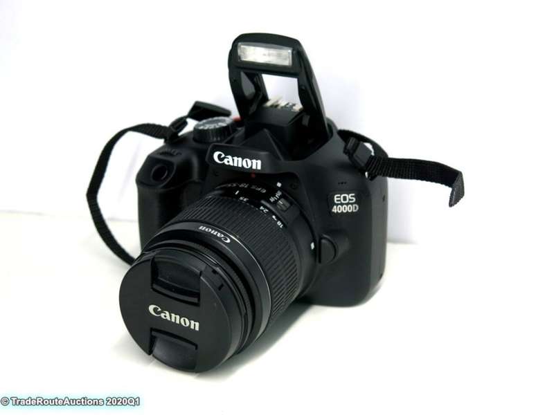 Canon 4000D DSLR Camera and EF-S 18-55 mm f/3.5-5.6 III Lens Kit