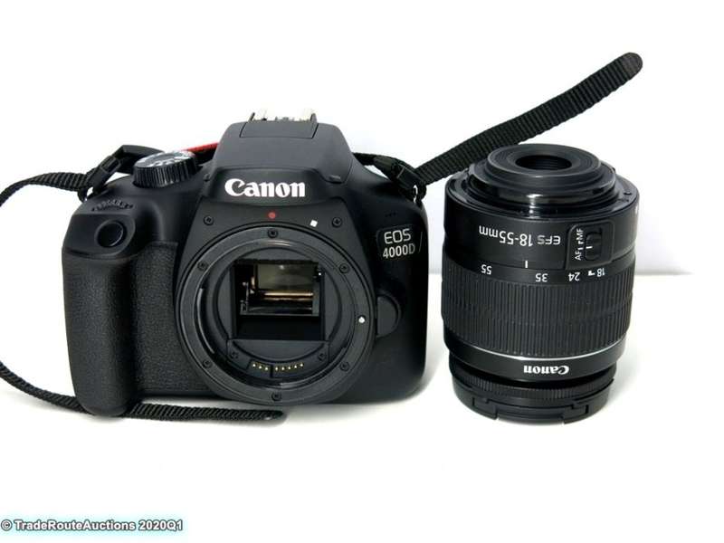 Canon 4000D DSLR Camera and EF-S 18-55 mm f/3.5-5.6 III Lens Kit