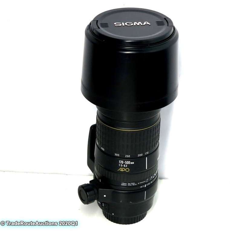 SIGMA 170-500mm F5-6.3 APO Aspherical Telephoto Zoom Lens for CANON - HUGE LENS