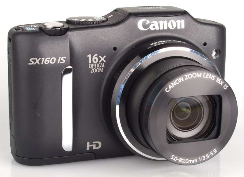 Canon PowerShot SX160 IS 16.0 MP Digital Camera with 16x Wide-Angle Optical Image Stabilized Zoom