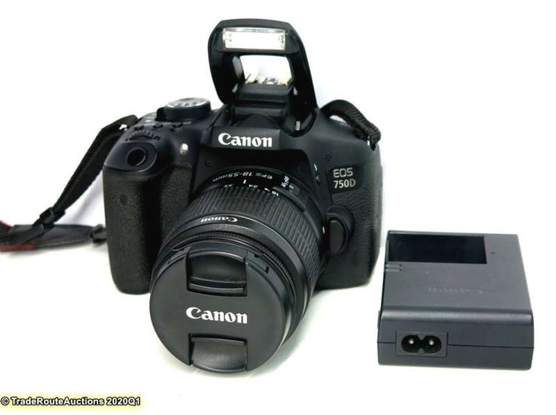 CANON EOS 750D Digital SLR CAMERA BODY + CANON 18-55 LENS KIT - 24.2 MEGAPIXELS