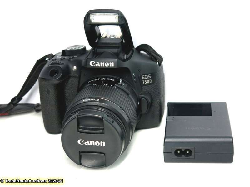 CANON EOS 750D Digital SLR CAMERA BODY + CANON 18-55 LENS KIT - 24.2 MEGAPIXELS