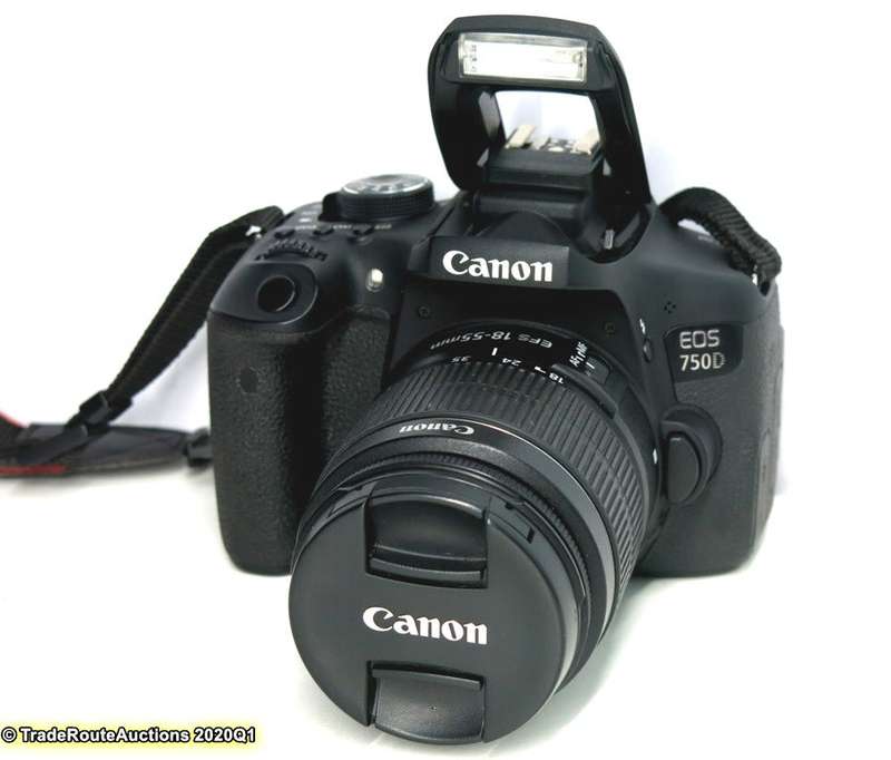 CANON EOS 750D Digital SLR CAMERA BODY + CANON 18-55 LENS KIT - 24.2 MEGAPIXELS
