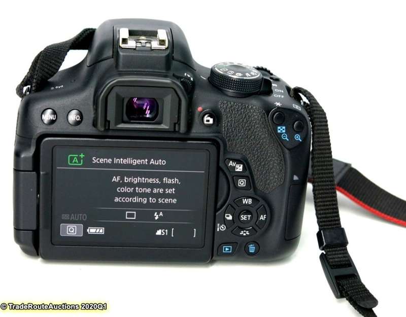 CANON EOS 750D Digital SLR CAMERA BODY + CANON 18-55 LENS KIT - 24.2 MEGAPIXELS