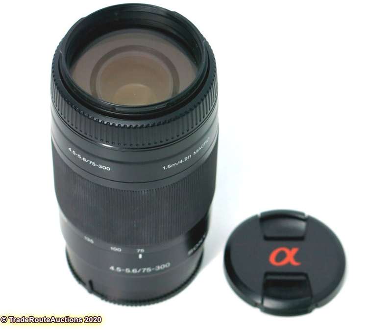 Sony 75-300mm Telephoto Zoom Lens - For Sony DSLR Cameras