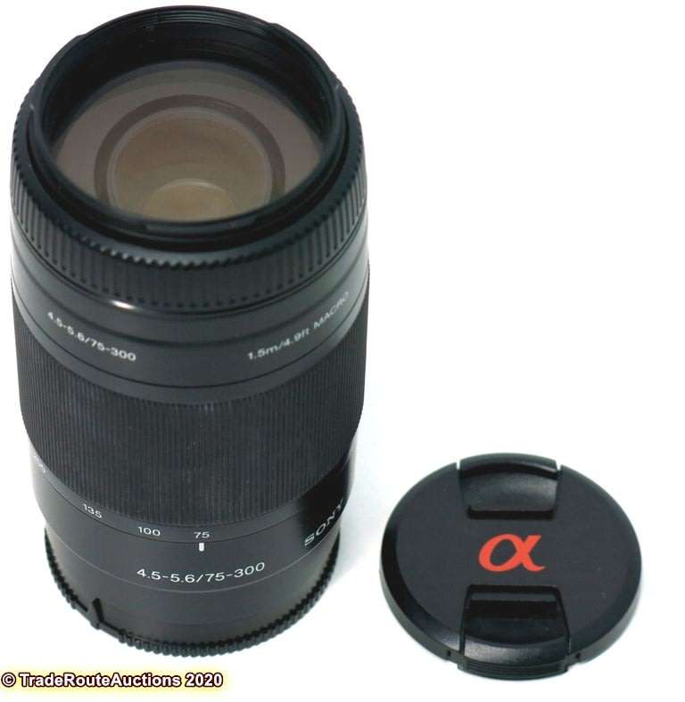 Sony 75-300mm Telephoto Zoom Lens - For Sony DSLR Cameras