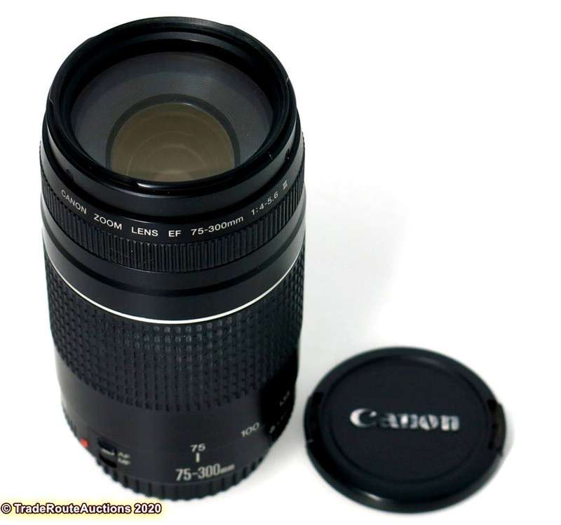 CANON EF 75-300MM ZOOM LENS