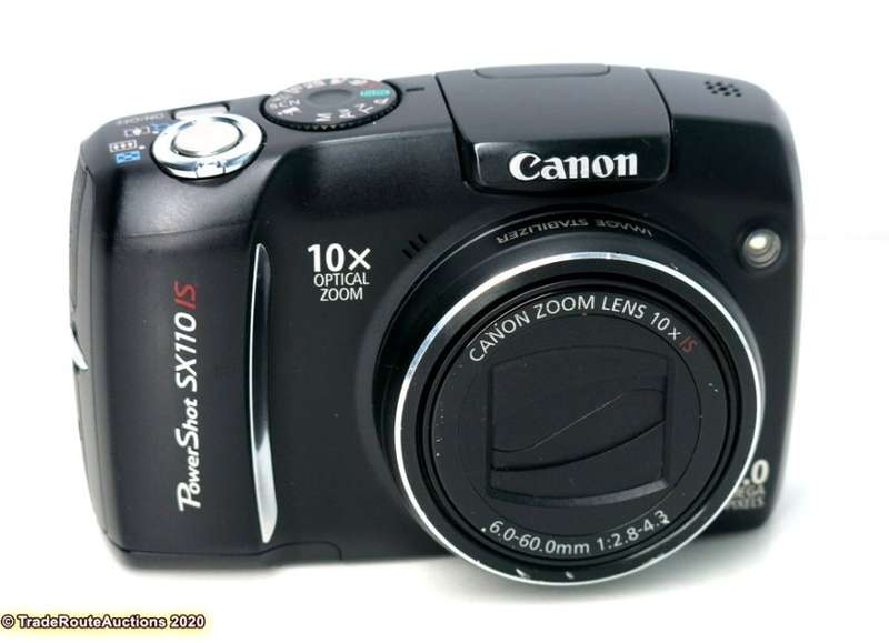 Canon Powershot SX110 IS 9MP Digital Camera with 10x Optical Image Stabilized Zoom