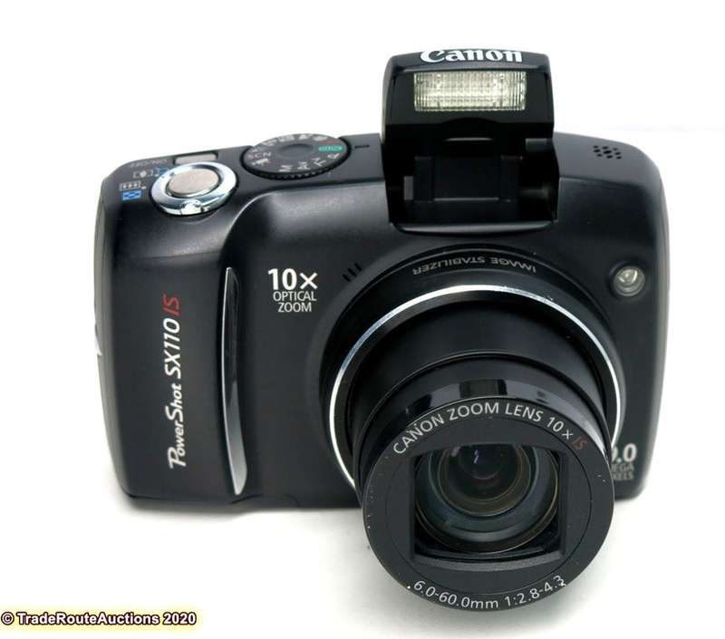 Canon Powershot SX110 IS 9MP Digital Camera with 10x Optical Image Stabilized Zoom
