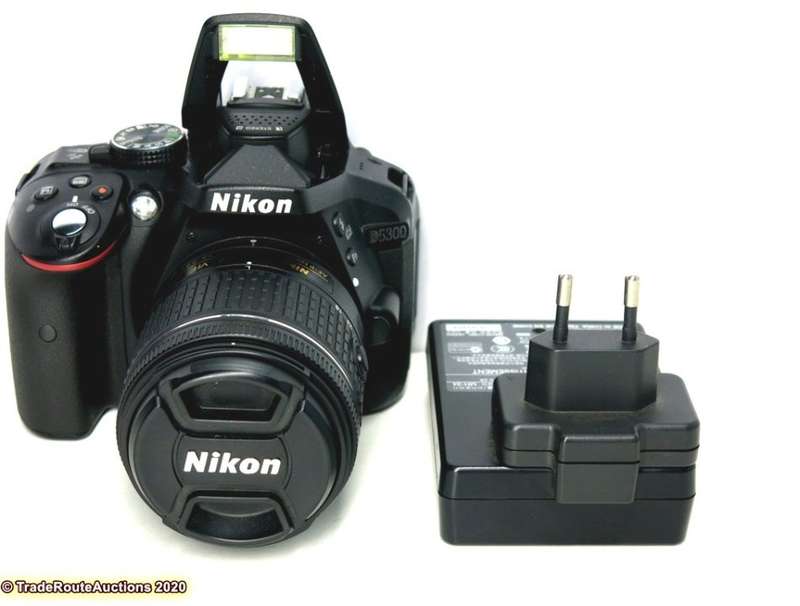 NIKON D5300 DSLR CAMERA BODY [ WiFi & GPS] - [ 24.2 MP ] - [ DX ] WITH 18-55 VR II Lens Kit