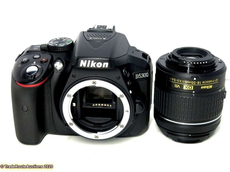 NIKON D5300 DSLR CAMERA BODY [ WiFi & GPS] - [ 24.2 MP ] - [ DX ] WITH 18-55 VR II Lens Kit