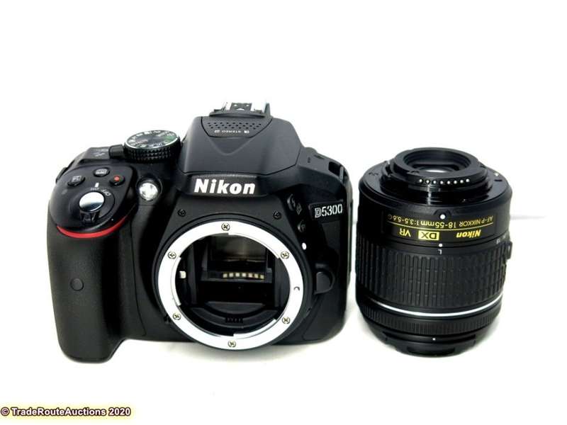 NIKON D5300 DSLR CAMERA BODY [ WiFi & GPS] - [ 24.2 MP ] - [ DX ] WITH 18-55 VR II Lens Kit