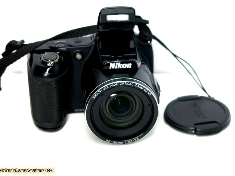 Nikon COOLPIX L820 16 MP CMOS Digital Camera with 30x Zoom Lens and Full HD 1080p Video (Black) 30X