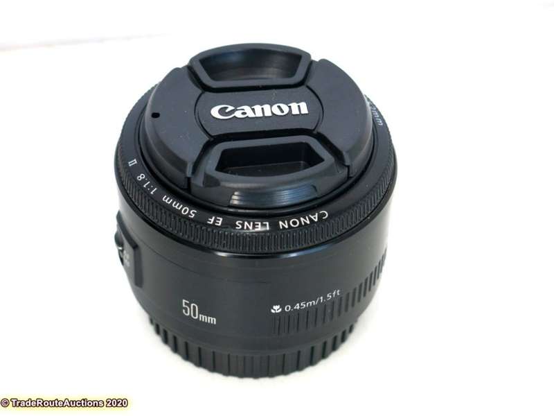 Canon EF 50mm f/1.8 II Lens - Fits Canon Cameras