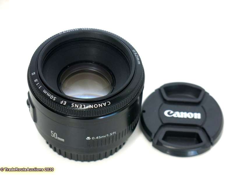 Canon EF 50mm f/1.8 II Lens - Fits Canon Cameras