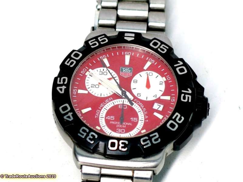 TAG Heuer Men's CAH1112 Formula 1 Chronograph Watch ** R1 No Reserves **