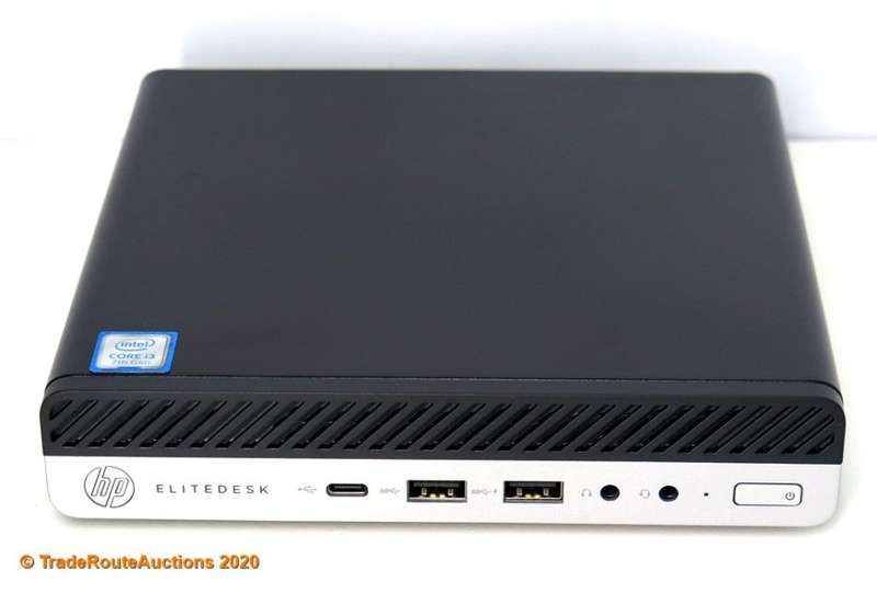 Boxed HP EliteDesk 800 G3 Desktop Mini Computer | Core i3 7100T 7th Gen 3.4Ghz | 4GB RAM | 128GB SSD