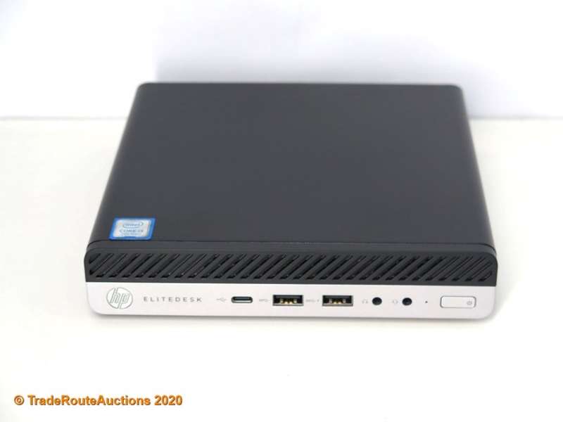 Boxed HP EliteDesk 800 G3 Desktop Mini Computer | Core i3 7100T 7th Gen 3.4Ghz | 4GB RAM | 128GB SSD