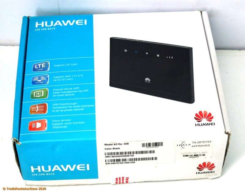 HUAWEI B315S 4G LTE Wifi Modem Wireless Router (uses SIM card)
