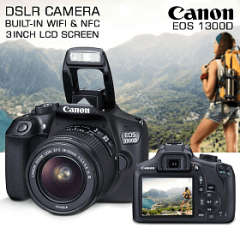 CANON 1300D DSLR Camera Kit | 18 Megapixels