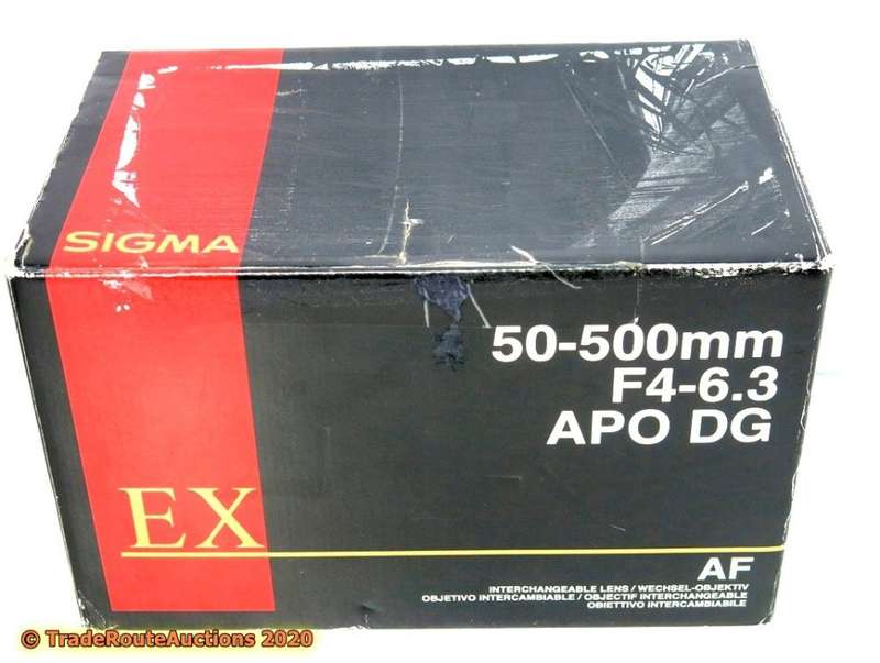 Sigma 50-500mm F4-6.3 APO DG Telephoto Zoom Lens (SONY MOUNT)