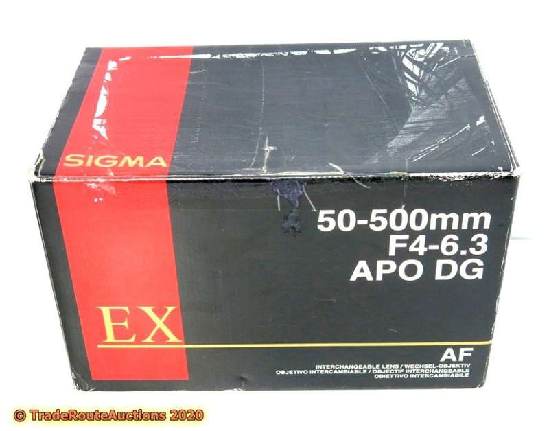Sigma 50-500mm F4-6.3 APO DG Telephoto Zoom Lens (SONY MOUNT)