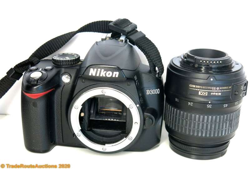 NIKON D3000 DSLR CAMERA CAMERA KIT WITH NIKKOR 18-55 LENS