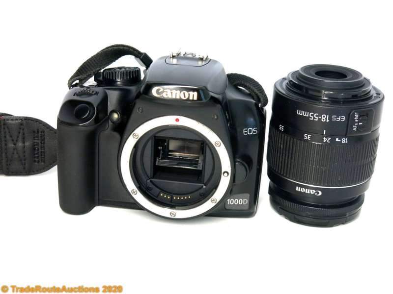 Canon EOS 1000D Digital SLR camera plus Canon 18-55mm Lens Professional KIT