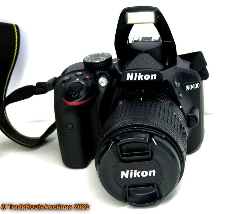 Nikon D3400 24.2 MP CMOS Digital SLR Camera body + Nikon AF-P 18-55 VR Lens Kit