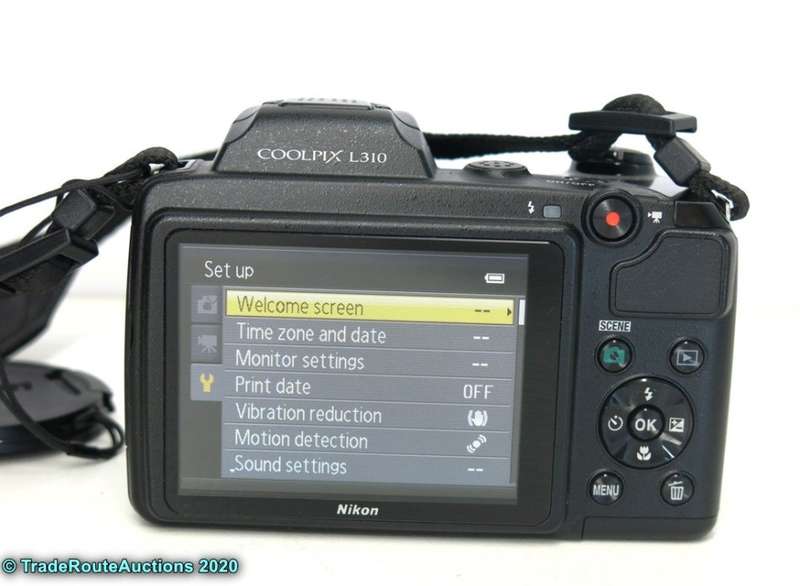 Nikon Coolpix L310 14.1MP Digital Camera with 21x Optical Zoom - BLACK