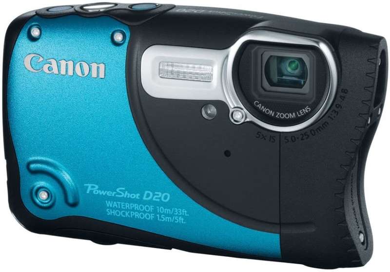 Canon PowerShot D20 12.1 MP CMOS Waterproof Digital Camera