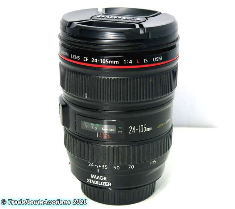 CANON EF 24-105mm F4L IS USM IMAGE STABILIZER ULTRASONIC ZOOM Lens for CANON Digital SLR Cameras