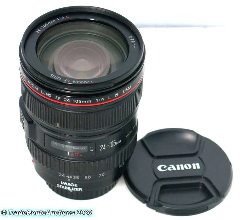 CANON EF 24-105mm F4L IS USM IMAGE STABILIZER ULTRASONIC ZOOM Lens for CANON Digital SLR Cameras