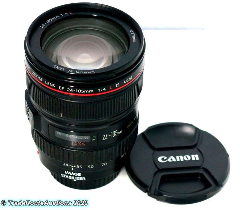 CANON EF 24-105mm F4L IS USM IMAGE STABILIZER ULTRASONIC ZOOM Lens for CANON Digital SLR Cameras