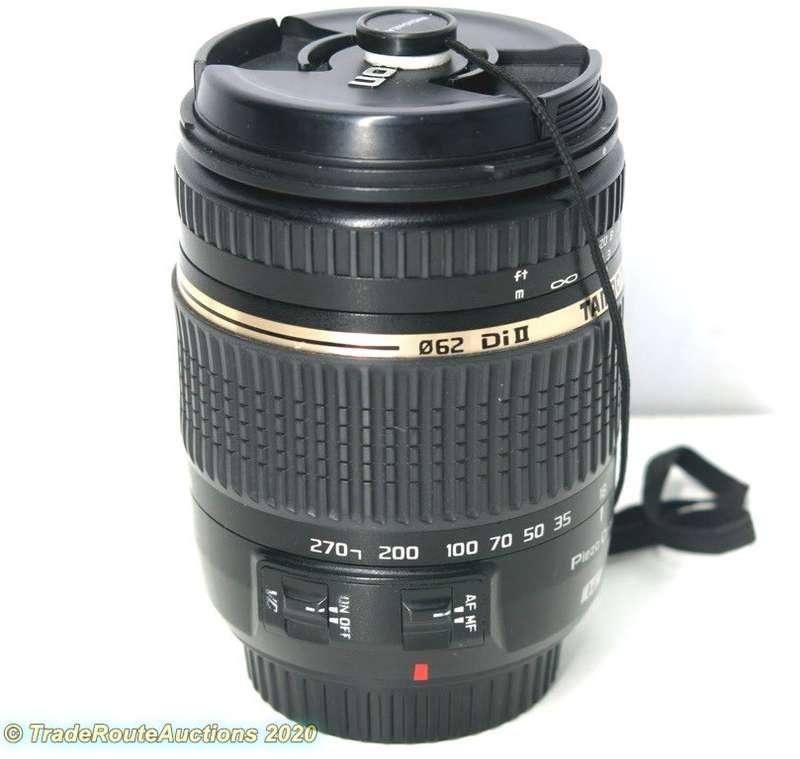 Tamron 18-270mm f/3.5-6.3 Di II VC (Vibration Correction) Macro Zoom Lens for CANON DSLR Cameras