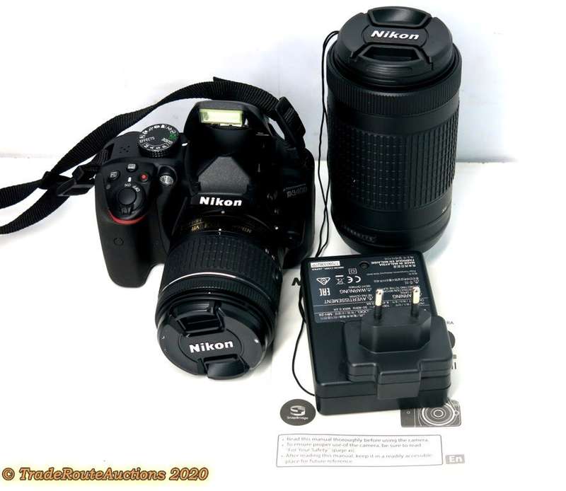 Nikon D3400 Camera & AF-P 18-55mm + AF-P DX 70-300mm F/4.5-6.3G ED VR Twin Lens KIT