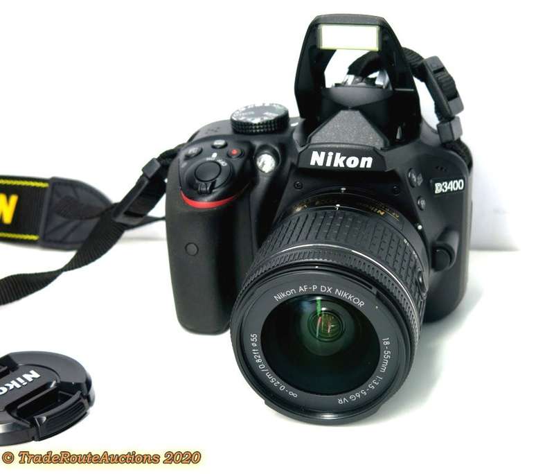 Nikon D3400 Camera & AF-P 18-55mm + AF-P DX 70-300mm F/4.5-6.3G ED VR Twin Lens KIT