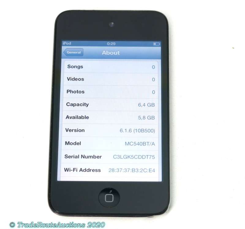 Apple iPod Touch 4th Generation Black