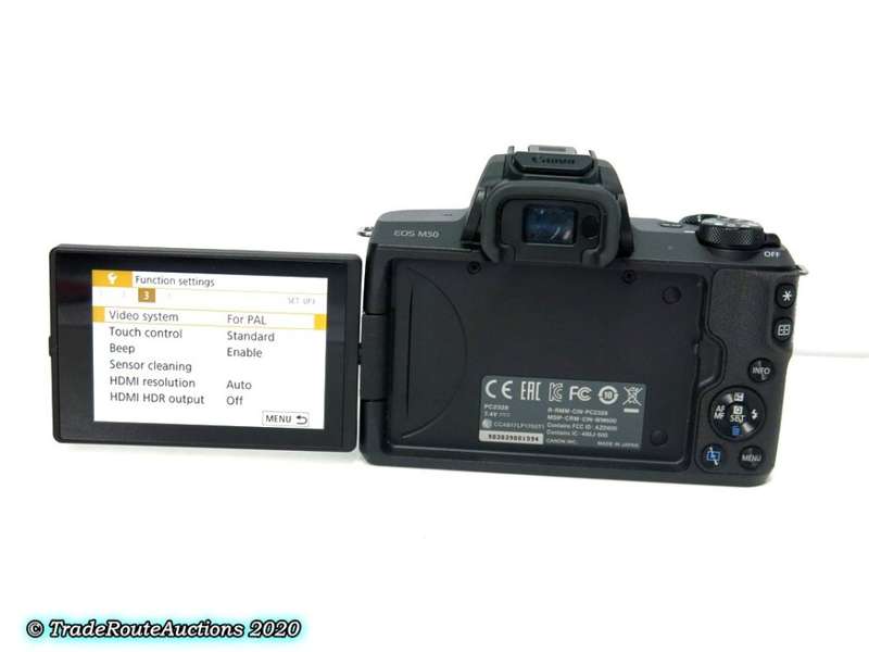 Canon EOS M50 Mirrorless Digital Camera BODY ONLY (UHD 4K MOVIE RECORDING)