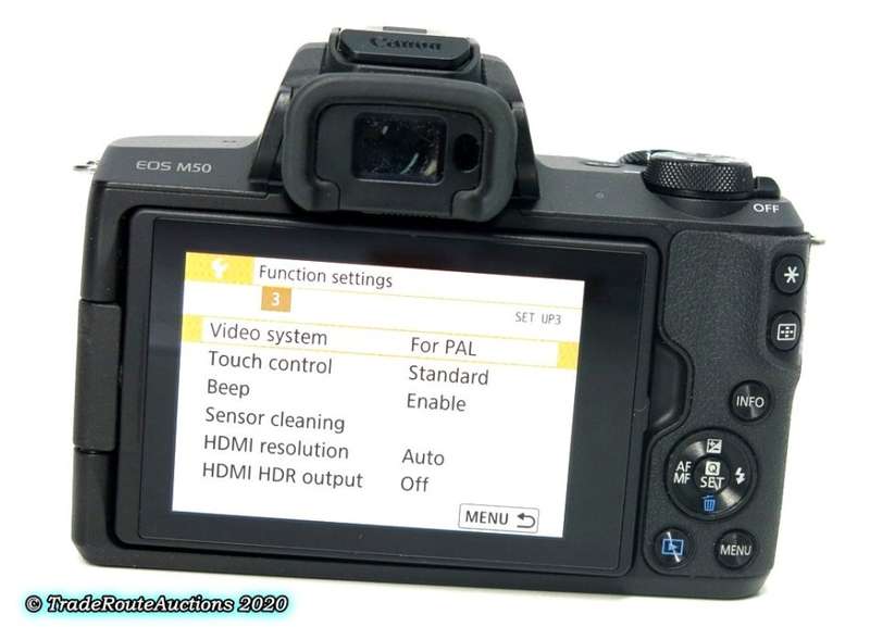 Canon EOS M50 Mirrorless Digital Camera BODY ONLY (UHD 4K MOVIE RECORDING)