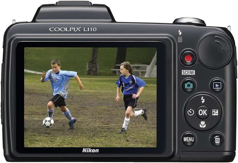 Nikon Coolpix L110 12.1MP Digital Camera with 15x Optical Vibration Reduction (VR) Zoom