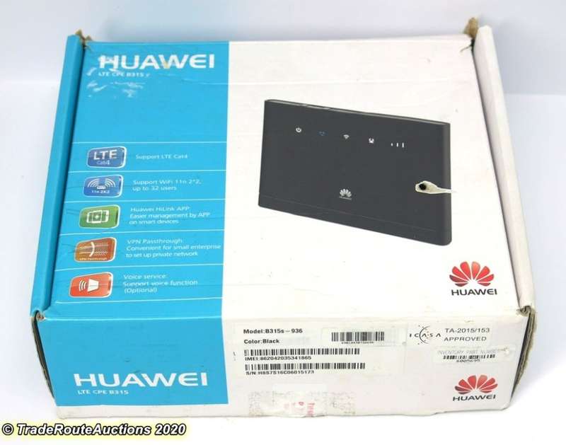 HUAWEI B315S 4G LTE Wifi Modem Wireless Router (uses SIM card)