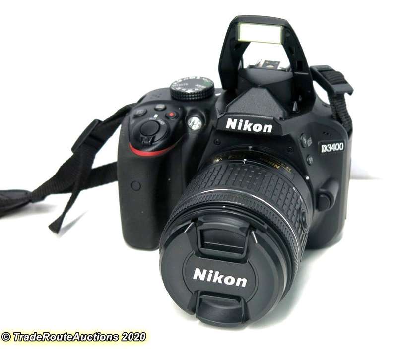 Nikon D3400 24.2 MP CMOS Digital SLR Camera body + Nikon AF-P 18-55 VR Lens Kit