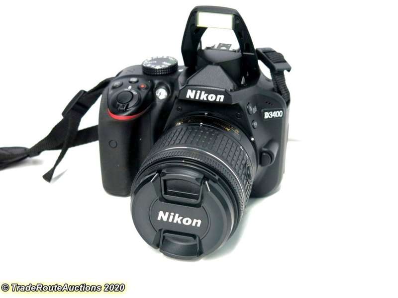 Nikon D3400 24.2 MP CMOS Digital SLR Camera body + Nikon AF-P 18-55 VR Lens Kit