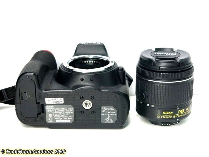 Nikon D3400 24.2 MP CMOS Digital SLR Camera body + Nikon AF-P 18-55 VR Lens Kit