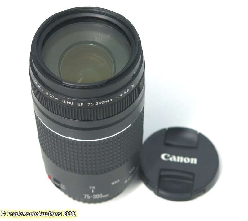 CANON EF 75-300MM ZOOM LENS