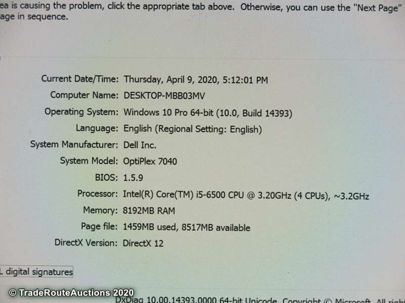 Dell OptiPlex 7040 ULTRA SFF Desktop PC | Core i5 6500 3.2Ghz | 8GB RAM | 500GB HDD DESKTOP PC