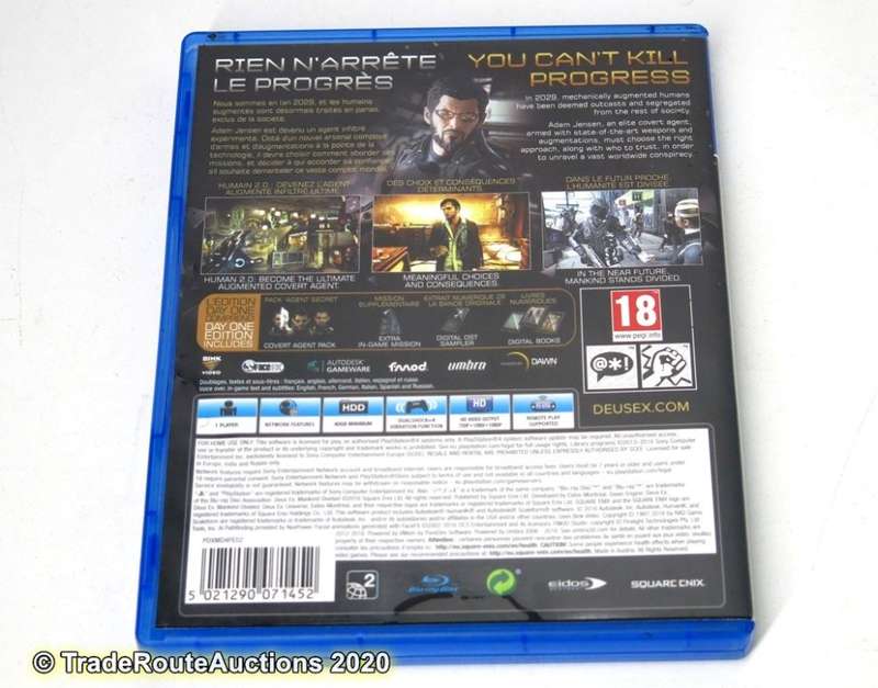 Deus Ex: Mankind Divided Day 1 Edition - PLAYSTATION 4 - PS4 GAME