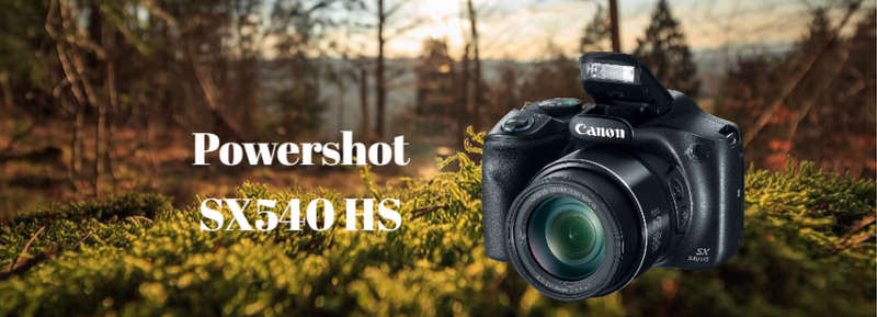 Canon PowerShot SX540 HS with 50x Optical Zoom 20MP and Built-In Wi-Fi DIGITAL CAMERA